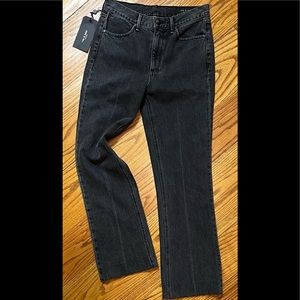 rag & bone High Waist Jeans, Gray